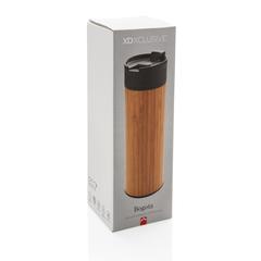 Vue Mug en bambou Bogota de couleur marron| Krokrodeal