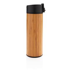 Vue Mug en bambou Bogota de couleur marron| Krokrodeal
