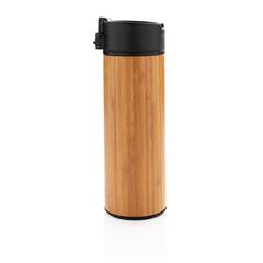 Vue Mug en bambou Bogota de couleur marron| Krokrodeal