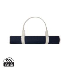 Vue VINGA Tapis de plage en toile recyclée AWARE™ Volonne de couleur bleu| Krokrodeal