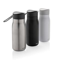 Vue Mini bouteille de voyage 150ml en acier RCS Avira Ain de couleur gris| Krokrodeal