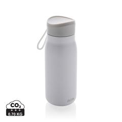 Vue Mini bouteille de voyage 150ml en acier RCS Avira Ain de couleur blanc| Krokrodeal