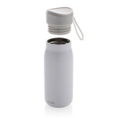 Vue Mini bouteille de voyage 150ml en acier RCS Avira Ain de couleur blanc| Krokrodeal