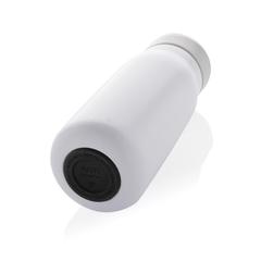 Vue Mini bouteille de voyage 150ml en acier RCS Avira Ain de couleur blanc| Krokrodeal