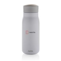 Vue Mini bouteille de voyage 150ml en acier RCS Avira Ain de couleur blanc| Krokrodeal