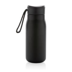 Vue Mini bouteille de voyage 150ml en acier RCS Avira Ain de couleur noir| Krokrodeal