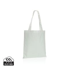 Vue Sac tote en rPET 190T Impact AWARE™ de couleur blanc| Krokrodeal