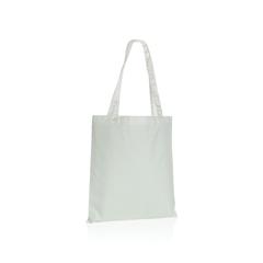 Vue Sac tote en rPET 190T Impact AWARE™ de couleur blanc| Krokrodeal
