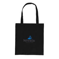 Vue Sac tote en rPET 190T Impact AWARE™ de couleur noir| Krokrodeal