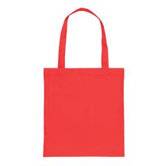 Vue Sac tote en rPET 190T Impact AWARE™ de couleur rouge| Krokrodeal