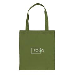 Vue Sac tote en rPET 190T Impact AWARE™ de couleur vert| Krokrodeal