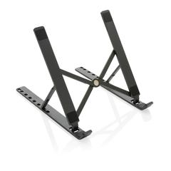Vue Support ordinateur/tablette en aluminium recyclé RCS Terra de couleur gris| Krokrodeal