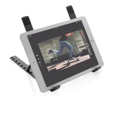 Vue Support ordinateur/tablette en aluminium recyclé RCS Terra de couleur gris| Krokrodeal