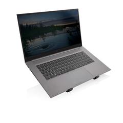 Vue Support ordinateur/tablette en aluminium recyclé RCS Terra de couleur gris| Krokrodeal
