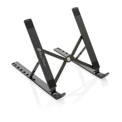 Vue Support ordinateur/tablette en aluminium recyclé RCS Terra de couleur gris| Krokrodeal