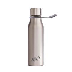 Vue VINGA Bouteille d'eau 550ml en acier Lean de couleur gris| Krokrodeal