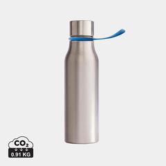 Vue VINGA Bouteille d'eau 550ml en acier Lean de couleur bleu| Krokrodeal