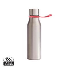 Vue VINGA Bouteille d'eau 550ml en acier Lean de couleur rouge| Krokrodeal
