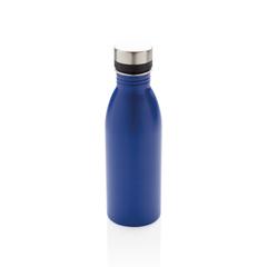 Vue Bouteille Deluxe en acier inoxydable de couleur bleu| Krokrodeal
