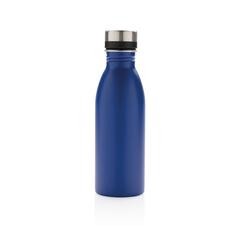 Vue Bouteille Deluxe en acier inoxydable de couleur bleu| Krokrodeal