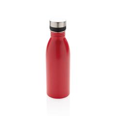 Vue Bouteille Deluxe en acier inoxydable de couleur rouge| Krokrodeal