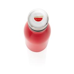 Vue Bouteille Deluxe en acier inoxydable de couleur rouge| Krokrodeal