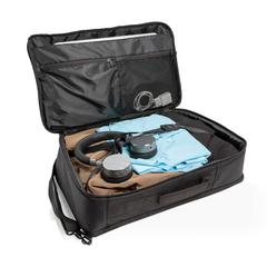 Vue Sac à dos de voyage convertible de couleur noir| Krokrodeal