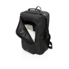 Vue Sac à dos de voyage convertible de couleur noir| Krokrodeal