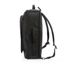 Vue Sac à dos de voyage convertible de couleur noir| Krokrodeal