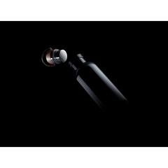 Vue Bouteille 680ml en rPET GRS, couvercle en bambou de couleur noir| Krokrodeal