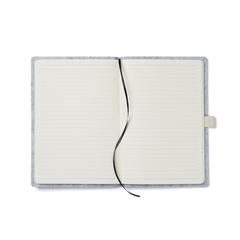 Vue VINGA Carnet en feutre recyclé GRS Albon de couleur gris| Krokrodeal