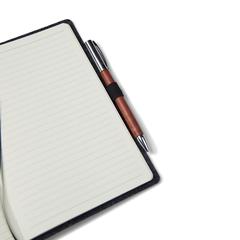 Vue VINGA Carnet en feutre recyclé GRS Albon de couleur noir| Krokrodeal