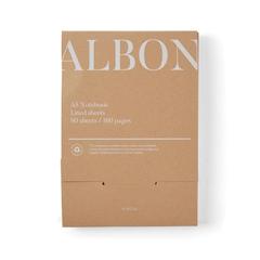 Vue VINGA Carnet en feutre recyclé GRS Albon de couleur noir| Krokrodeal