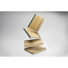 Vue Carnet de notes A5 en bambou Scribe de couleur bleu| Krokrodeal