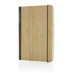 Vue Carnet de notes A5 en bambou Scribe de couleur marron| Krokrodeal