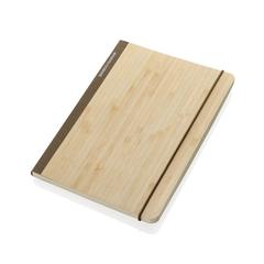 Vue Carnet de notes A5 en bambou Scribe de couleur marron| Krokrodeal