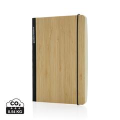 Carnet de notes A5 en bambou Scribe publicitaire pas cher