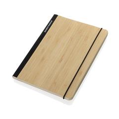 Vue Carnet de notes A5 en bambou Scribe de couleur noir| Krokrodeal