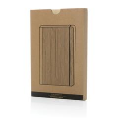 Vue Carnet de notes A5 en bambou Scribe de couleur vert| Krokrodeal