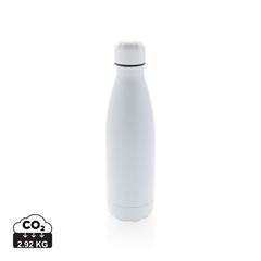 Vue Bouteille isotherme en acier 500ml de couleur blanc| Krokrodeal