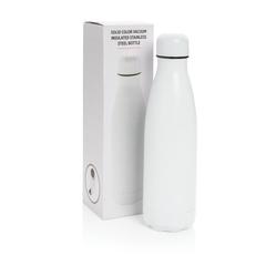 Vue Bouteille isotherme en acier 500ml de couleur blanc| Krokrodeal