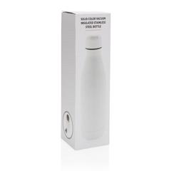 Vue Bouteille isotherme en acier 500ml de couleur blanc| Krokrodeal
