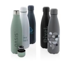 Vue Bouteille isotherme en acier 500ml de couleur blanc| Krokrodeal