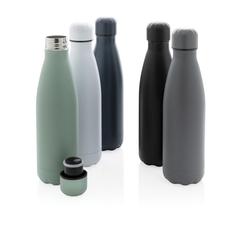 Vue Bouteille isotherme en acier 500ml de couleur blanc| Krokrodeal