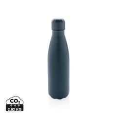 Vue Bouteille isotherme en acier 500ml de couleur bleu| Krokrodeal