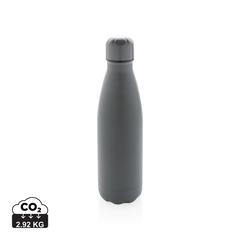 Vue Bouteille isotherme en acier 500ml de couleur gris| Krokrodeal