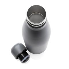 Vue Bouteille isotherme en acier 500ml de couleur gris| Krokrodeal