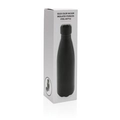 Vue Bouteille isotherme en acier 500ml de couleur noir| Krokrodeal