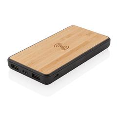 Vue Batterie de secours 8000mAh en plastique recyclé RCS de couleur marron| Krokrodeal