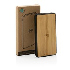 Vue Batterie de secours 8000mAh en plastique recyclé RCS de couleur marron| Krokrodeal